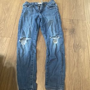 Warp+Weft boys size 7 straight-legged jeans